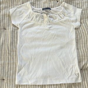 Gap Kids girls white tee with original tags.